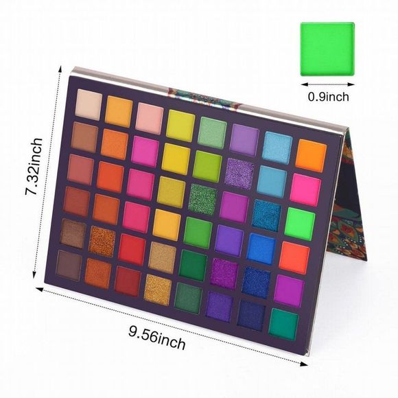 UCANBE EXOTIC FLAVORS Neon Eyeshadow Makeup Palette - Picture 3 of 7